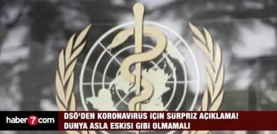 DS&Ouml;'den koronavir&uuml;s i&ccedil;in s&uuml;rpriz a&ccedil;ıklama!