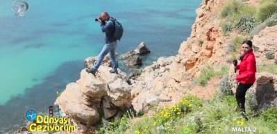D&uuml;nyaca &uuml;nl&uuml; Malta Golden Bay Plajı