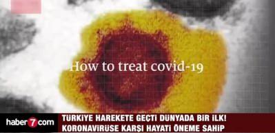 D&uuml;nyada bir ilk! T&uuml;rkiye'de kuruldu, koronaya karşı hayati &ouml;neme sahip...