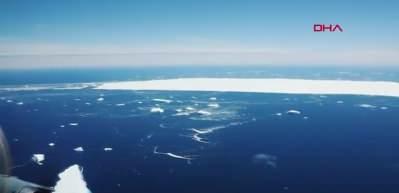 D&uuml;nyanın en b&uuml;y&uuml;k buzulu A68 eriyerek yok oldu