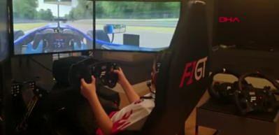 D&uuml;nyanın en gen&ccedil; milli karting pilotu Alp'ten 'Evde kal' mesajı