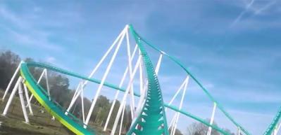 D&uuml;nyanın en hızlı lunapark treninin test s&uuml;r&uuml;ş&uuml;