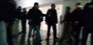 Duruşmaya alınmayınca polise saldırdılar