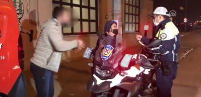 Ehliyetsiz sürücü ceza yememek için akla karayı seçti