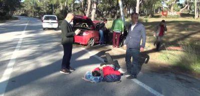 Ehliyetsiz s&uuml;r&uuml;c&uuml;n&uuml;n kullandığı ara&ccedil;ta can pazarı: 4 yaralı