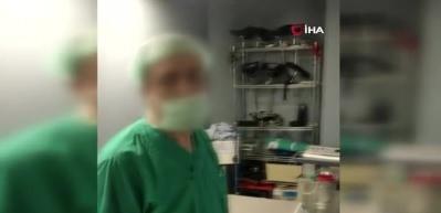 &Ouml;zel hastanede &lsquo;yetkisiz estetik ameliyatı&rsquo;na su&ccedil;&uuml;st&uuml; kamerada