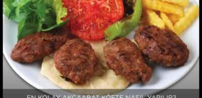 En kolay Ak&ccedil;aabat k&ouml;fte nasıl yapılır?