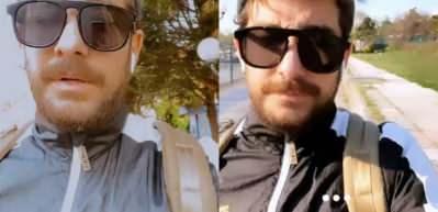 Enis Arıkan karantinayı deldi sokağa &ccedil;ıktı! 