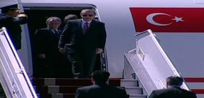 Erdoğan, 6 bakanla birlikte gitti