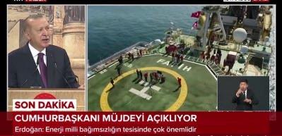 Erdoğan duyurdu: Keşif sahasının ismi belli oldu