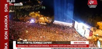 Erdoğan: Halkımızın o gece İman'ı vardı
