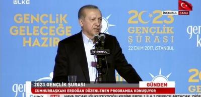 Erdoğan: T&uuml;m gen&ccedil;lerimizin en az 1 yabancı dil &ouml;ğrenmelerini bekliyorum
