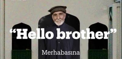 Erdoğan'dan 'Hello Brother' kampanyasına destek