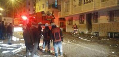 Esenyurt'ta bir apartmanda patlama