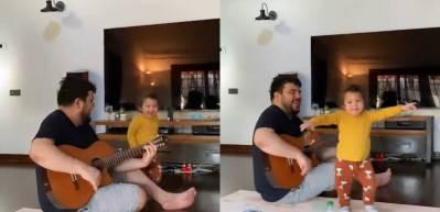 Eser Yeneler ve oğlu Kuzey'den gitar resitali!