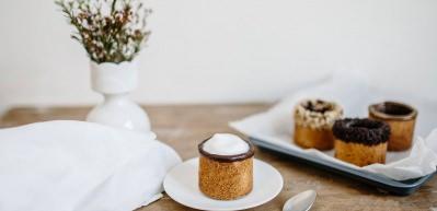 Espressolu kurabiye bardakları