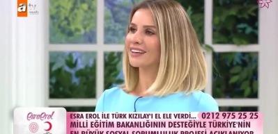 Esra Erol 10 dakikada 500 bin TL bağış topladı