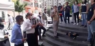 Evlat n&ouml;betindeki babadan HDP'li vekile tepki! Utanmazsınız yaşlı annemi de dağa g&ouml;t&uuml;rd&uuml;n&uuml;z...