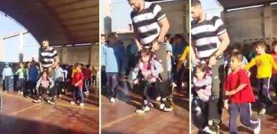 Fel&ccedil;li &ouml;ğrencisine, g&ouml;steride b&ouml;yle yardım etti