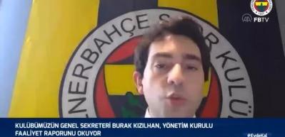 Fenerbah&ccedil;e Kul&uuml;b&uuml; Genel Sekreteri Burak Kızılhan'da Kovid-19 teşhis edildi