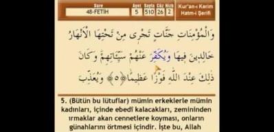 Fetih suresi Arap&ccedil;a okunuşu! Fetih suresi meali
