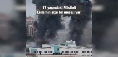 Filistinli Leyla g&ouml;zyaşları i&ccedil;inde d&uuml;nyaya &ccedil;ağrı yaptı