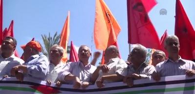 Filistin'de ''Nekse'' protestosu
