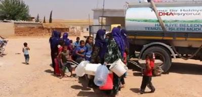  Fırtına mağdurlarına tankerle su desteği