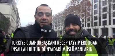 Fransa'dan Erdoğan'a sevgilerini g&ouml;nderdi!