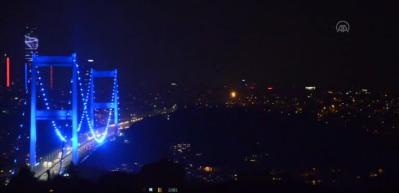 FSM K&ouml;pr&uuml;s&uuml; mavi renge b&uuml;r&uuml;nd&uuml;