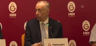 Galatasaray Kul&uuml;b&uuml; Başkanı Cengiz: ''(Cumhurbaşkanı Erdoğan) T&uuml;rk sporuna m&uuml;thiş destek veriyor''