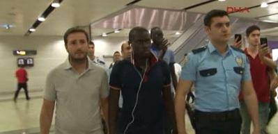 Galatasaray'ın yeni transferi Ndiaye, İstanbul'da