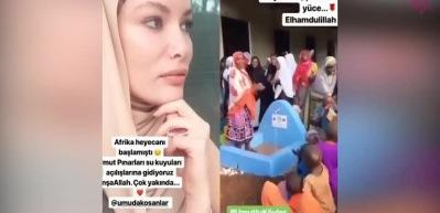 Gamze &Ouml;z&ccedil;elik Afrika'ya gitti