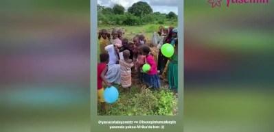 Gamze &Ouml;z&ccedil;elik Afrika'ya umut olmaya devam ediyor