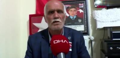 Gara şehidinin babası "jetler bombaladı" yalanını &ccedil;&uuml;r&uuml;tt&uuml;