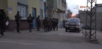 Gaziantep'te 200 polisle şafak operasyonu