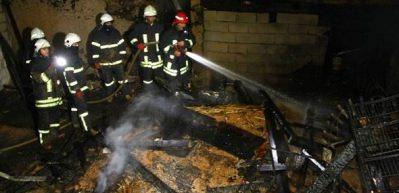 Gaziantep'te barakada yangın: 7 &ouml;l&uuml;