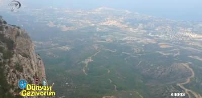700 metre y&uuml;ksekte Girne manzarasını ayaklar altına seren Hilarion Kalesi