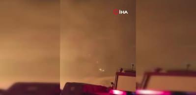 G&ouml;k&ccedil;eada&rsquo;da korkutan yangın