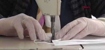 G&ouml;n&uuml;ll&uuml; kadınlar 100 bin maske &uuml;retecek