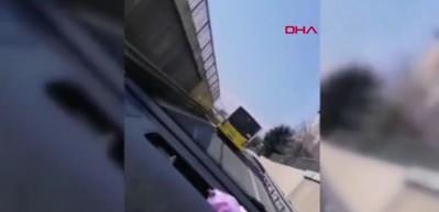 Sultangazi'de tek teker kazası kamerada