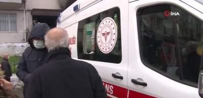  G&uuml;ng&ouml;ren&rsquo;de bir dairede yangın &ccedil;ıktı, mahsur kalan 1 kişi kurtarıldı