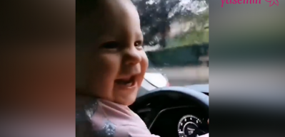 Hakan Hatipoğlu'nun kızı Lila'yla araba keyfi!