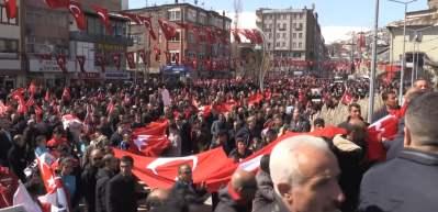 Hakkari'de "Bahar Kalkanı Harekatı"na destek y&uuml;r&uuml;y&uuml;ş&uuml;