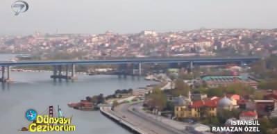 Hali&ccedil;'e bakan seyirlik manzarası ile &uuml;nl&uuml; Pierre Loti Tepesi