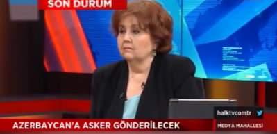 Halk TV sunucusu Ayşenur Arslan: Mehmetçik Azerbaycan'a şov için gidiyor