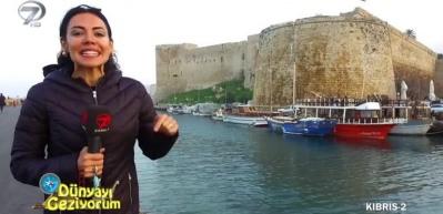 Harika liman manzarası bulunan Girne Kalesi