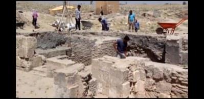 Harran'da 900 yıllık şadırvan izleri