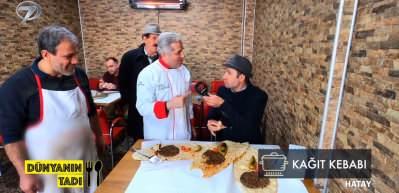 Hatay'ın meşhur tepsi ve kağıt kebabı