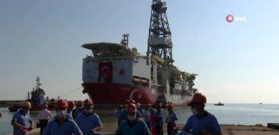 Heyecanladıran an! Ve Fatih gemisi harekete ge&ccedil;ti